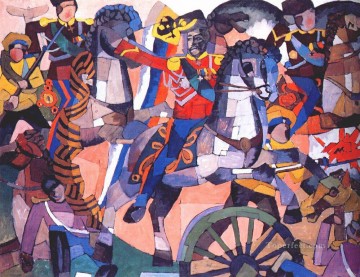 victoria batalla 1914 Aristarkh Vasilevich Lentulov cubismo abstracto Pinturas al óleo